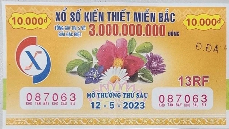 Với chỉ 10.000VNĐ, bạn đã có thể sở hữu một tấm vé may mắn với 6 chữ số